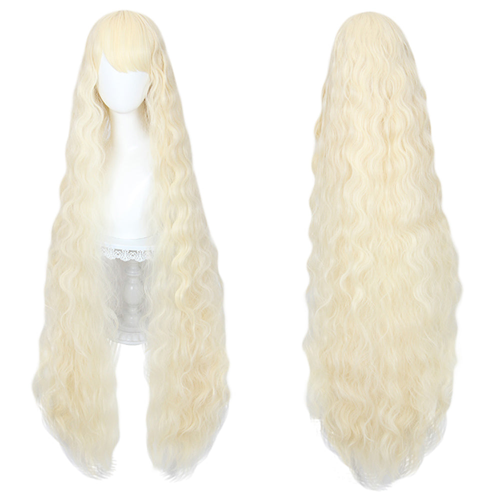 Waist Length Wavy Beige Lolita Wig-lolita wig-Animee Cosplay