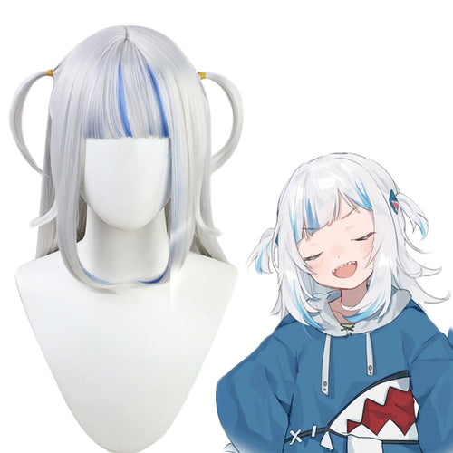 Virtual YouTuber-Gawr Gura-Cosplay Wig-Animee Cosplay