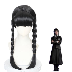 The Addams Family - Wednesday-cosplay wig-Animee Cosplay