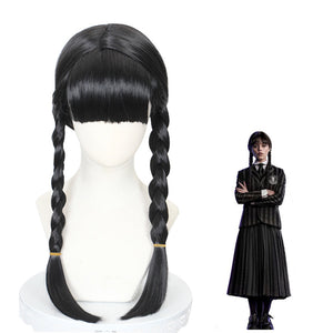 The Addams Family - Wednesday-Cosplay Wig-Animee Cosplay