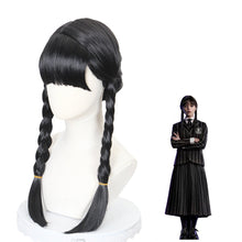 Load image into Gallery viewer, The Addams Family - Wednesday-cosplay wig-Animee Cosplay