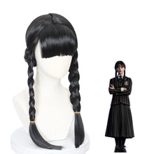 Load image into Gallery viewer, The Addams Family - Wednesday-cosplay wig-Animee Cosplay