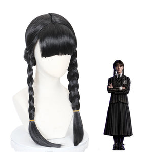 The Addams Family - Wednesday-cosplay wig-Animee Cosplay