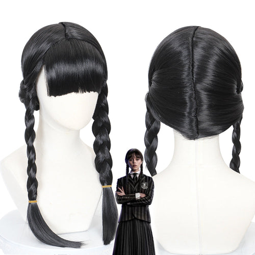 The Addams Family - Wednesday-Cosplay Wig-Animee Cosplay