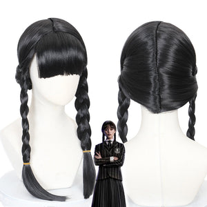 The Addams Family - Wednesday-cosplay wig-Animee Cosplay