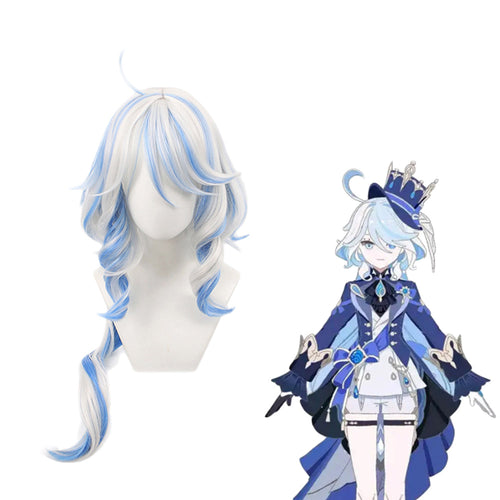 Genshin Impact - Focalors-Cosplay Wig-Animee Cosplay