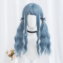 Load image into Gallery viewer, Royal Blue Willow Long Wave Lolita Wig-lolita wig-Animee Cosplay