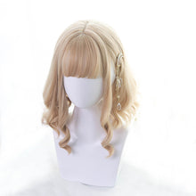 Load image into Gallery viewer, Honey Blonde Sweet Long Side Fringes Lolita Wig-lolita wig-Animee Cosplay
