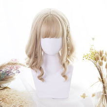 Load image into Gallery viewer, Honey Blonde Sweet Long Side Fringes Lolita Wig-lolita wig-Animee Cosplay