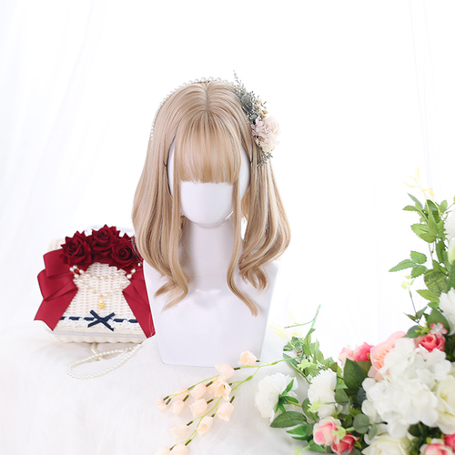 Lolita Bumpin Bangs Blonde Wig-lolita wig-Animee Cosplay