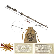 Load image into Gallery viewer, Harry Potter Metal Magic Wand with Freebies-Cosplay Accessories-Animee Cosplay