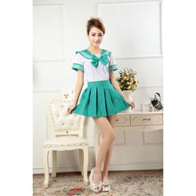Load image into Gallery viewer, Green Sailor Suit Dress-anime costume-Animee Cosplay