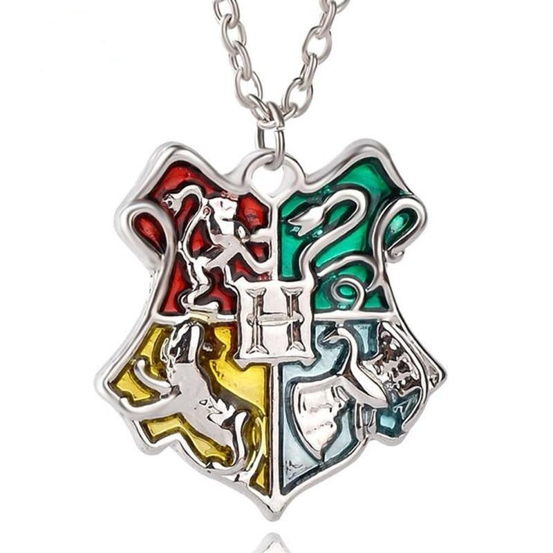 Harry Potter Magic School Badge Necklace-Cosplay Accessories-Animee Cosplay