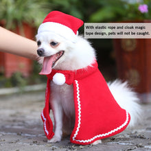 Load image into Gallery viewer, Winter Warm Hat Cloak Set Pet Cosplay Costume-Pet Costume-Animee Cosplay