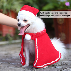 Winter Warm Hat Cloak Set Pet Cosplay Costume-Pet Costume-Animee Cosplay