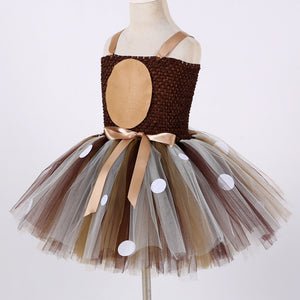 Elk Cosplay Christmas Costume With Headband (For Kid)-Kid Costume-Animee Cosplay