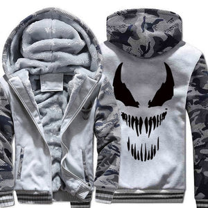 Venom Zipper Hoodie / Hooded Sweatshirt-Hoodie-Animee Cosplay
