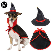 Load image into Gallery viewer, Halloween Masquerade Hat Cloak Set Pet Cosplay Costume-Pet Costume-Animee Cosplay