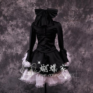 FATE/HOLLOW Black Saber Cosplay Dress/Costume-anime costume-Animee Cosplay