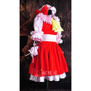 Touhou Project Flandre Scarlet Cosplay Dress/Costume-anime costume-Animee Cosplay
