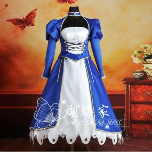 Fate zero Fate stay night saber Cosplay Dress/Costume-anime costume-Animee Cosplay