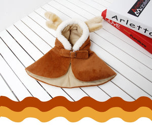 Antlers Cape Winter Cute Christmas Pet Cosplay Costume-Pet Costume-Animee Cosplay