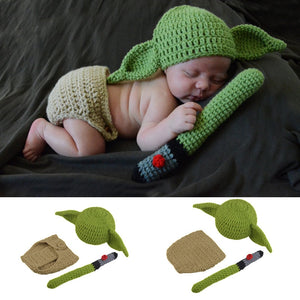 Star Wars Baby Yoda Knitting Outfits / Crochet Costume-Baby Costumes-Animee Cosplay