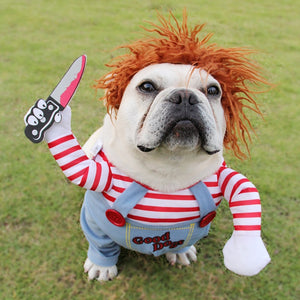 Halloween Chucky Costume For Dog / Cat-Pet Costume-Animee Cosplay