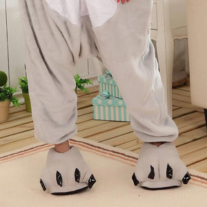 Kigurumi Animal Shoes Grey-Kigurumi Shoe-Animee Cosplay