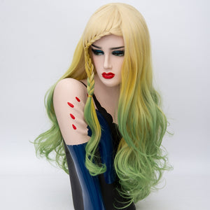 Lolita Wig - Lolita Wig Parrot Yellow & Green-lolita wig-Animee Cosplay