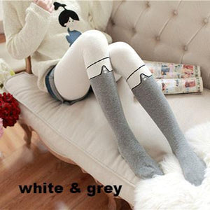 Sweet Lolita Full Length Cotton Stockings-Socks-Animee Cosplay