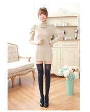 Load image into Gallery viewer, Lolita Ruffled Lace Thigh-High Socks-Socks-Animee Cosplay