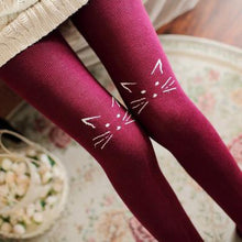 Load image into Gallery viewer, Casual Lovely Cat Jersey Stockings-Socks-Animee Cosplay