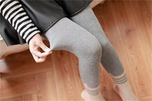 Load image into Gallery viewer, Dual-Hue Striped Cotton Thigh Stockings-Socks-Animee Cosplay