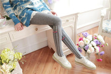Load image into Gallery viewer, Classic Vertical Striped Stockings With A Bow-Socks-Animee Cosplay