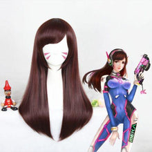 Load image into Gallery viewer, Overwatch D.Va-cosplay wig-Animee Cosplay