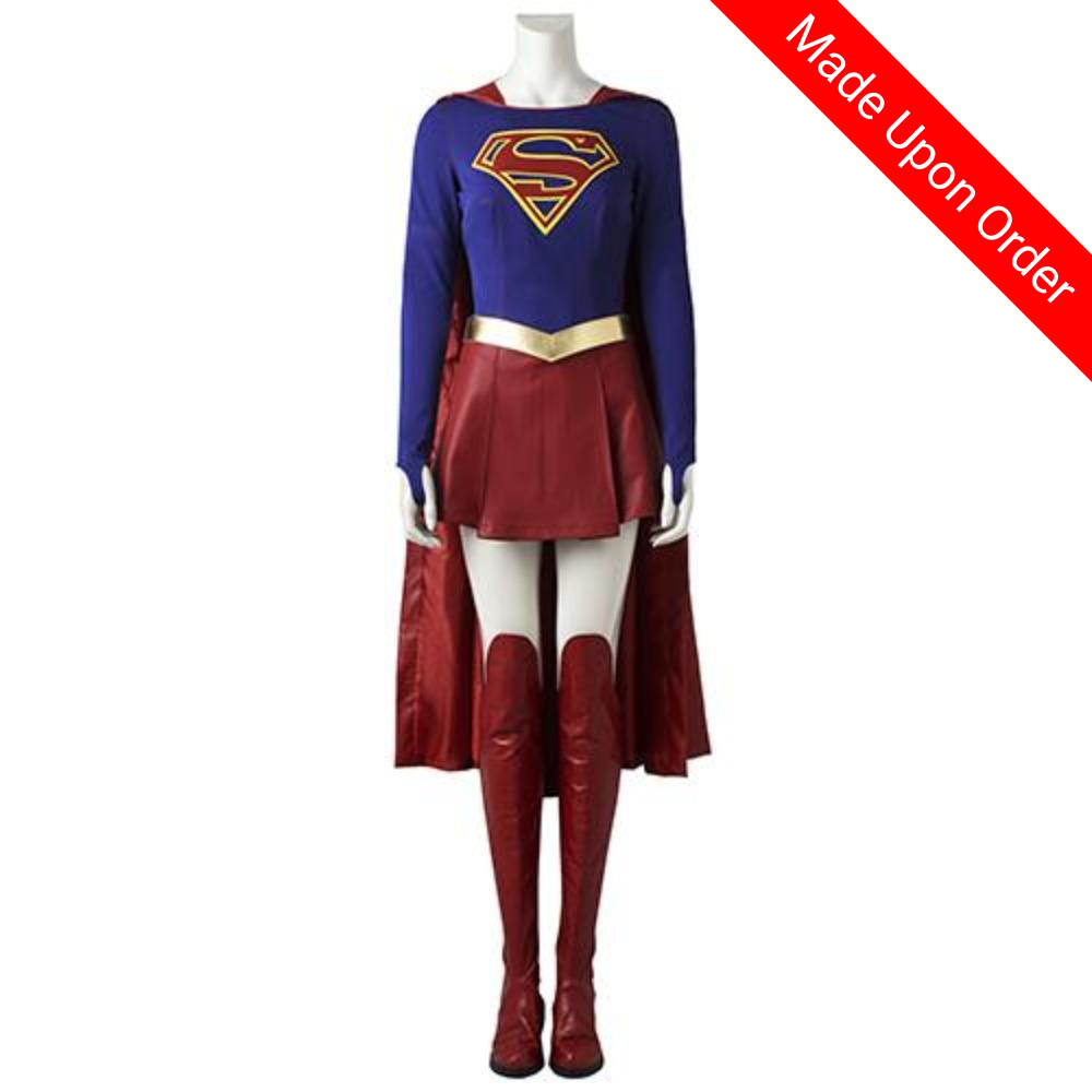 Supergirl Kara Zor-El Danvers (With Boots)-movie/tv/game costume-Animee Cosplay