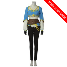 Load image into Gallery viewer, The Legend of Zelda: Breath of the Wild Princess Zelda (With Boots)-movie/tv/game costume-Animee Cosplay