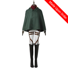 Load image into Gallery viewer, Attack on Titan - Training Corps Mikasa Ackerman-anime costume-Animee Cosplay