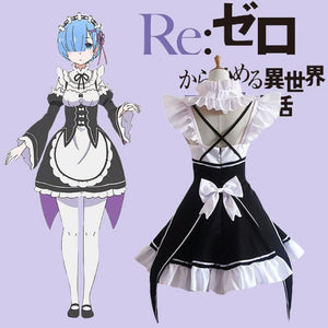 Life In A Different World From Zero: Rem-anime costume-Animee Cosplay