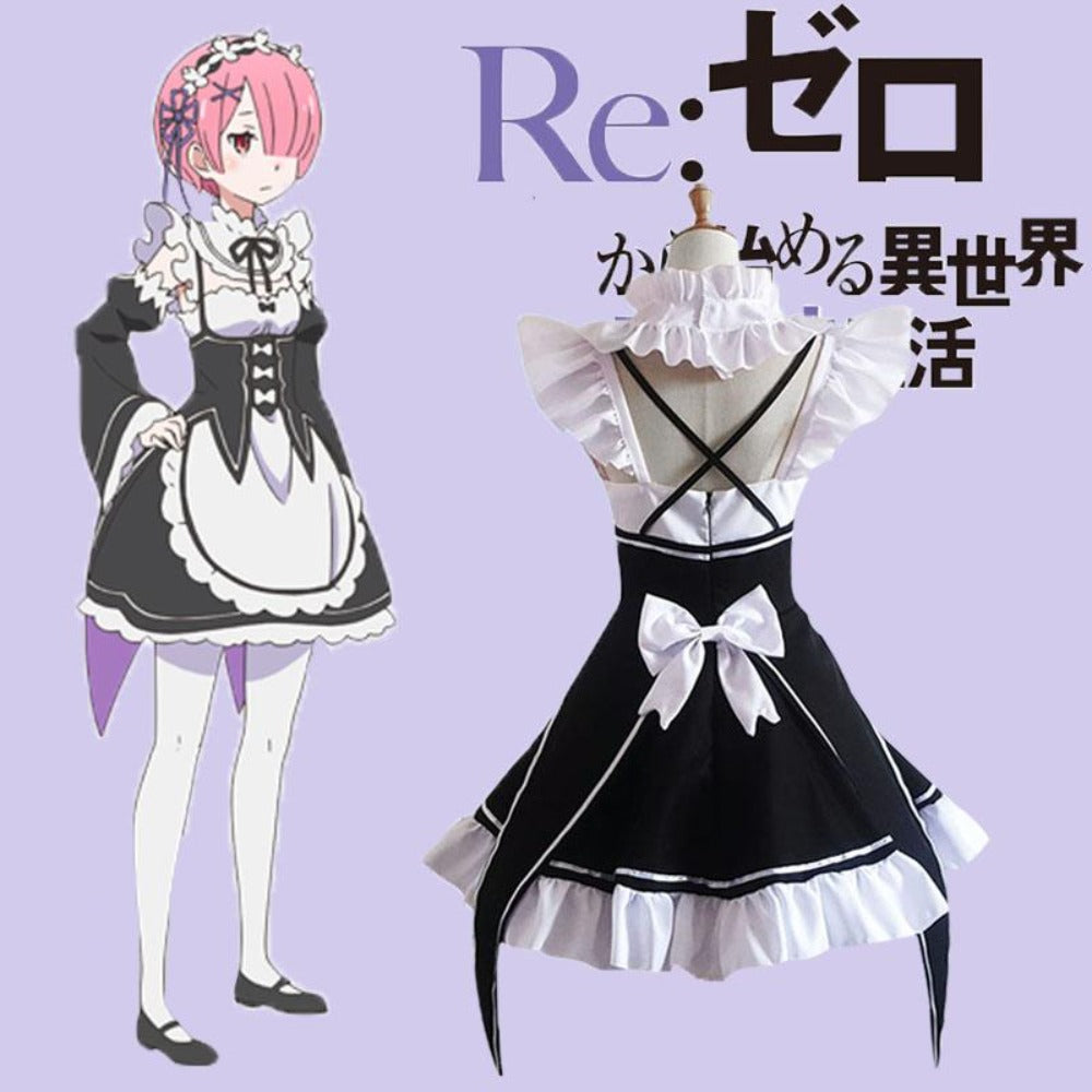 Life In A Different World From Zero: Ram-anime costume-Animee Cosplay
